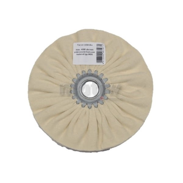 TARCZA POLERSKA 200 x 10 mm OTWÓR 20 mm BAWEŁNA MIĘKKA TYP M05
