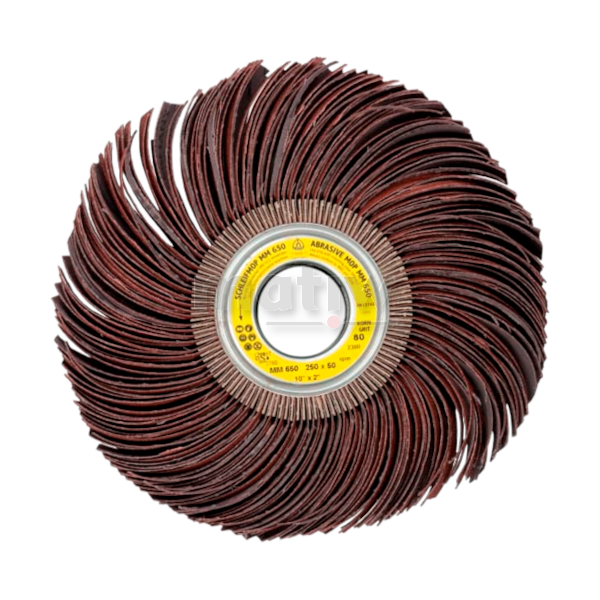 ŚCIERNICA LISTKOWA NASADZANA KLINGSPOR MM 650 250 mm x 100 mm x 43,1 mm P120