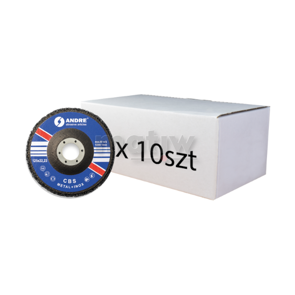 KRĄŻEK CBS MEDIUM NIEBIESKI ANDRE 125 x 22,23 mm 10szt