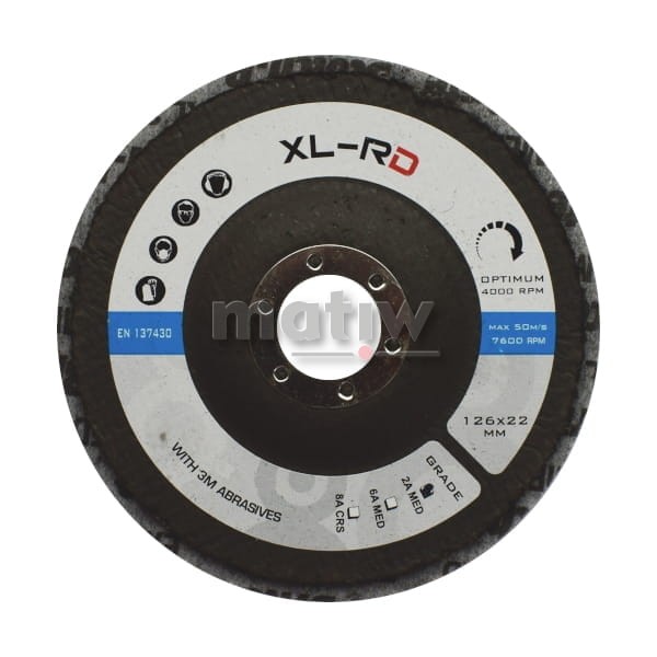 DYSK XL-RD WŁÓKNINA SPRASOWANA 126 mm x 12 mm x 22 mm 2A MED 1szt