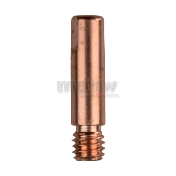 KOŃCÓWKA PRĄDOWA ALUMINIOWA MIG MAG M6 x 25 0,8mm 10 szt