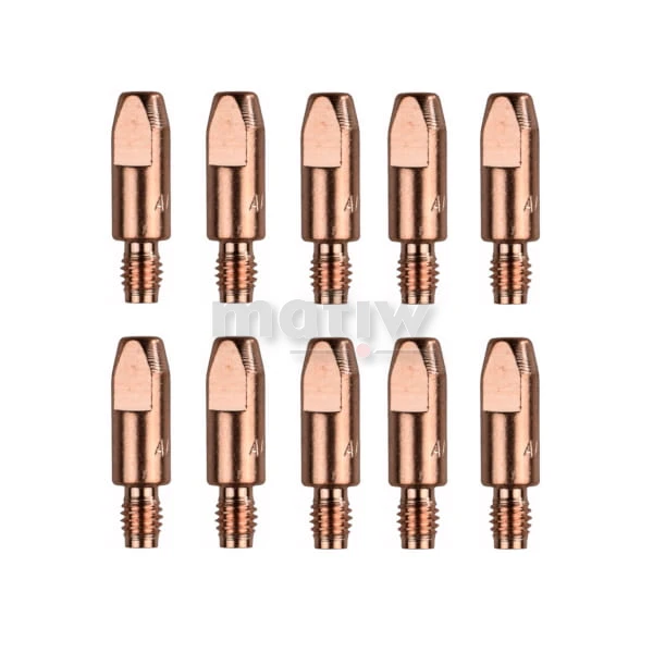 KOŃCÓWKA PRĄDOWA ALUMINIUM MIG MAG M6 x 28 1,0 mm 10 szt