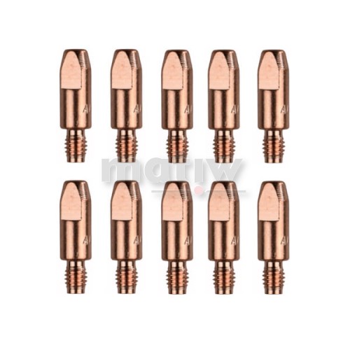 KOŃCÓWKA PRĄDOWA ALUMINIUM MIG MAG M8 x 30 0,8 mm 10 szt