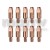 KOŃCÓWKA PRĄDOWA ALUMINIUM MIG MAG M8 x 30 1,2 mm 10 szt