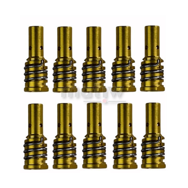 ŁĄCZNIK PRĄDOWY MIG MAG MB14 ZE SPRĘŻYNĄ PRAWY 10szt