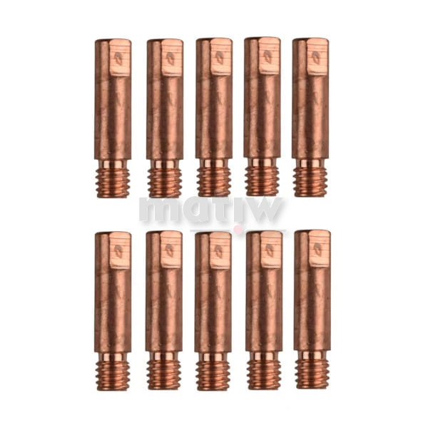 KOŃCÓWKA PRĄDOWA MIG MAG M6 x 25 mm 1,0mm 10szt