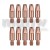 KOŃCÓWKA PRĄDOWA MIG MAG M6 x 28 mm 1,0mm 10szt