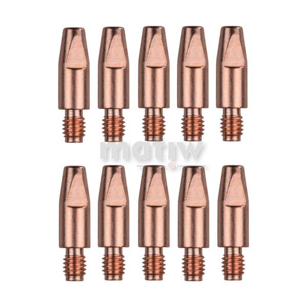 KOŃCÓWKA PRĄDOWA MIG MAG M6 x 28 mm 1,0mm 10szt