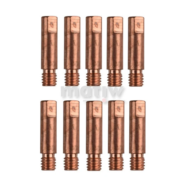 KOŃCÓWKA PRĄDOWA MIG MAG M6 x 25 mm 1,2mm 10szt