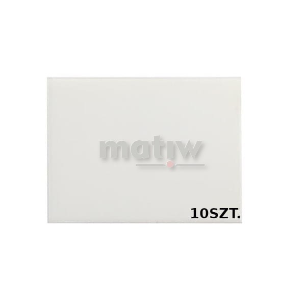 SZYBKA OCHRONNA PRZYŁBICY POLIWĘGLAN 110 x 130 mm 10szt