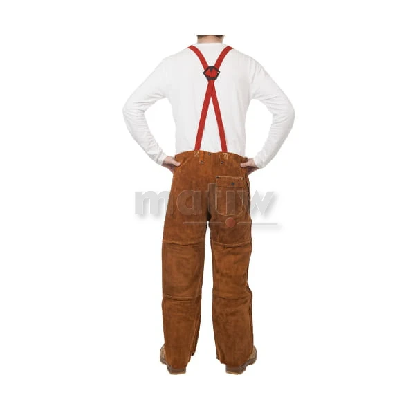 SKÓRZANE SPODNIE SPAWALNICZE LAVA BROWN WELDAS 3XL
