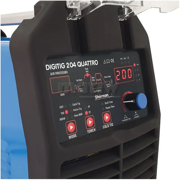 SPAWARKA TIG PLAZMA SHERMAN DIGITIG 204 QUATRO Z WÓZKIEM
