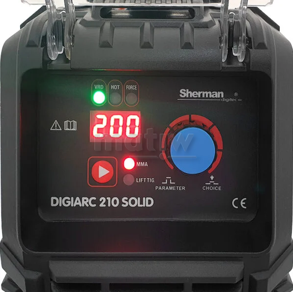 SPAWARKA MMA SHERMAN DIGIARC 210 SOLID ELEKTRODOWA TIG LIFT