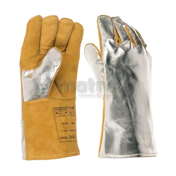 RĘKAWICE SPAWALNICZE ALUMINIZOWANE MIG/MAG 9 WELDAS 10-2385 r. L