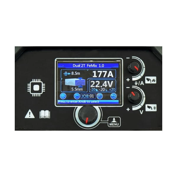 SPAWARKA MIGOMAT IDEAL TECNO MIG 200 PULSE LCD SYNERGIA TIG MMA