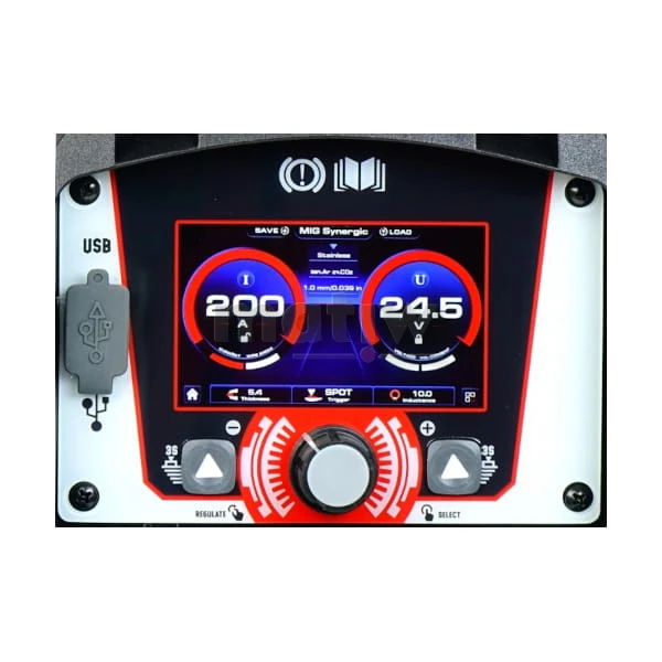 SPAWARKA MIGOMAT IDEAL EXPERT MIG 201 LCD SYNERGIA TIG MMA FLUX