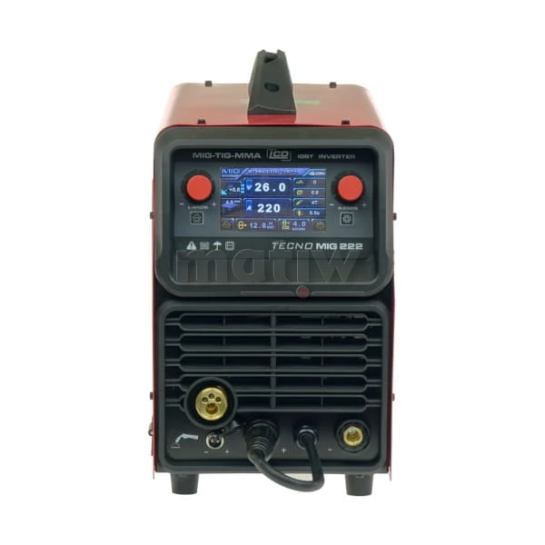 SPAWARKA MIGOMAT IDEAL TECNO MIG 222 LCD SYNERGIC VRD ALUMINIUM SYNERGIA