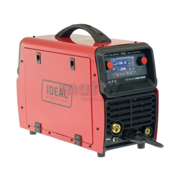 SPAWARKA MIGOMAT IDEAL TECNO MIG 222 LCD SYNERGIC VRD ALUMINIUM SYNERGIA