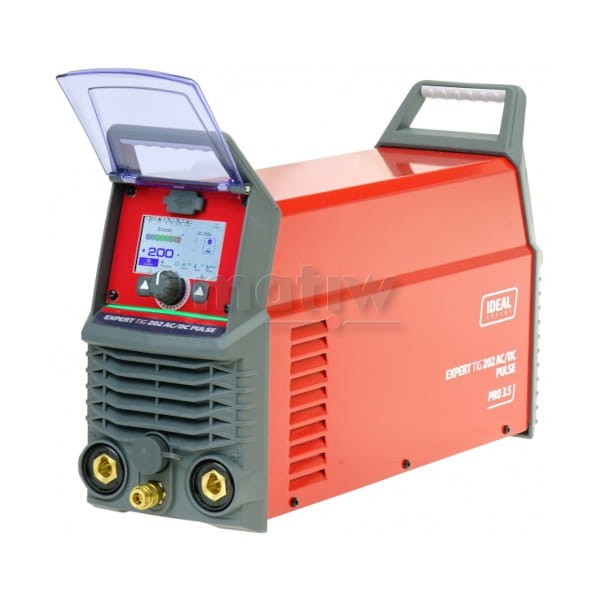 SPAWARKA TIG IDEAL EXPERT 202 AC/DC PULSE PRO 3.5 LCD ALU MMA T-26 4m