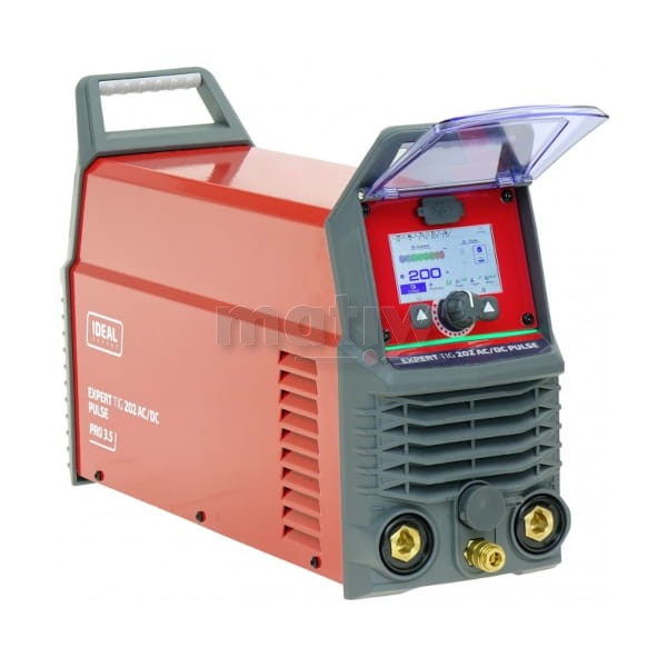 SPAWARKA TIG IDEAL EXPERT 202 AC/DC PULSE PRO 3.5 LCD ALU MMA T-26 4m