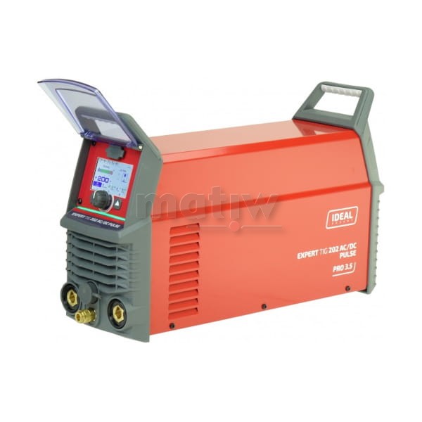 SPAWARKA TIG IDEAL EXPERT 202 AC/DC PULSE PRO 3.5 LCD ALU MMA T-26 4m