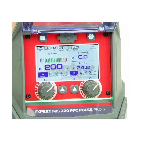 SPAWARKA MIGOMAT IDEAL EXPERT MIG 220 PFC PULSE Pro5 LED SYNERGIA TIG MMA