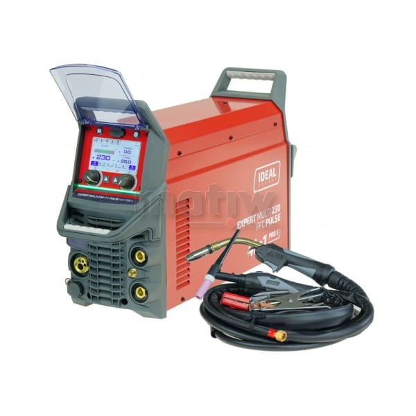 SPAWARKA MIGOMAT IDEAL MULTI EXPERT 230 PFC PULSE 4in1 Pro5 MIG TIG MMA FLUX
