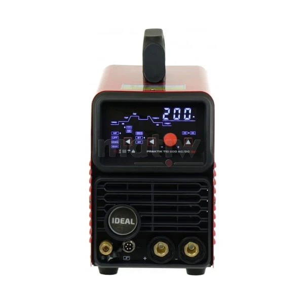 SPAWARKA TIG IDEAL PRAKTIK TIG 200 AC/DC LED ALU MMA T-17 4m