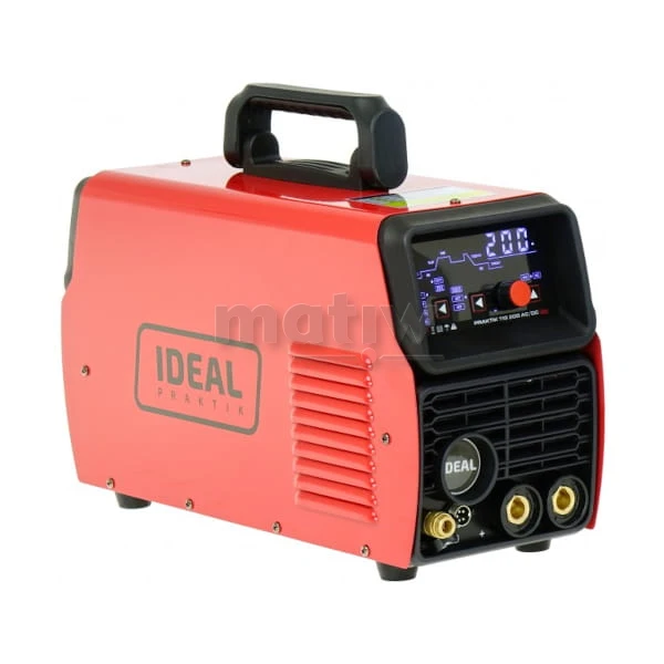 SPAWARKA TIG IDEAL PRAKTIK TIG 200 AC/DC LED ALU MMA T-17 4m