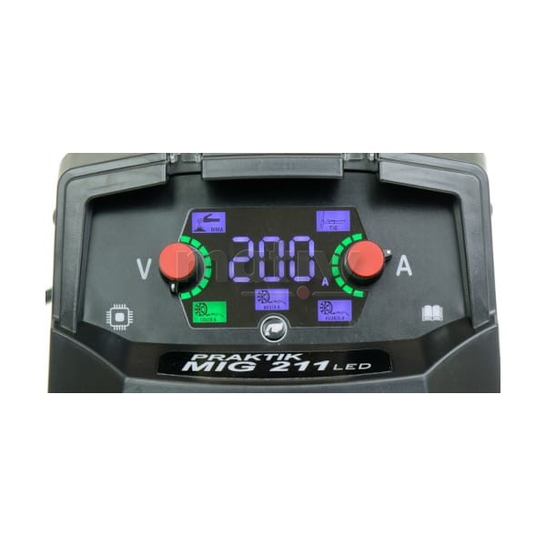 SPAWARKA MIGOMAT IDEAL PRAKTIK MIG 211 SYNERGIC LED SYNERGIA TIG MMA FLUX