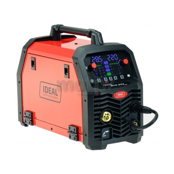 SPAWARKA MIGOMAT IDEAL MIG TECNO 224 SYNERGIC LED 4x4 SYNERGIA TIG MMA FLUX