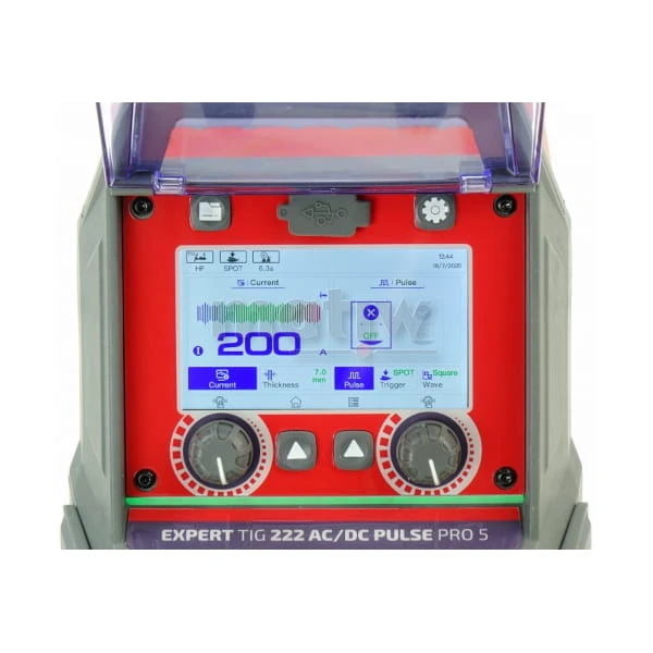 SPAWARKA TIG IDEAL EXPERT 222 AC/DC PFC PULSE Pro5 LCD ALU MMA T-26 4m