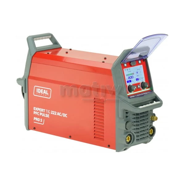 SPAWARKA TIG IDEAL EXPERT 222 AC/DC PFC PULSE Pro5 LCD ALU MMA T-26 4m