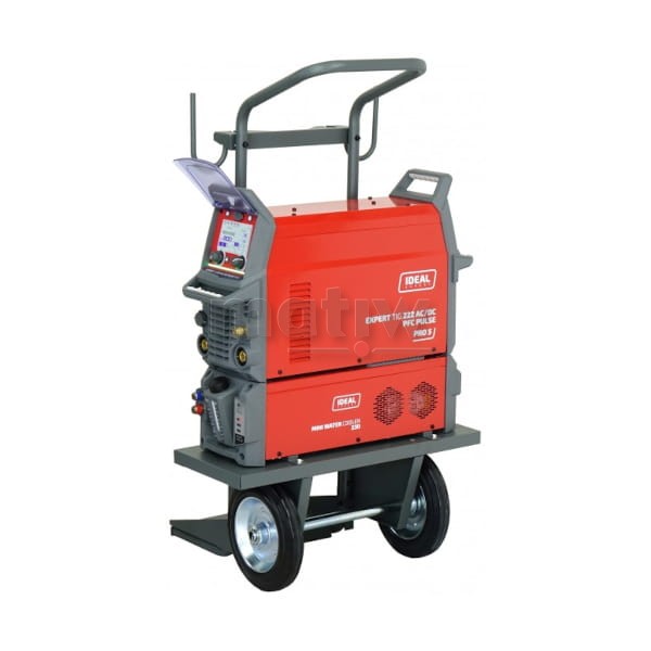 SPAWARKA TIG IDEAL EXPERT 222 AC/DC PFC PULSE Pro5 LCD W WÓZEK CHŁODNICA T-18 4m