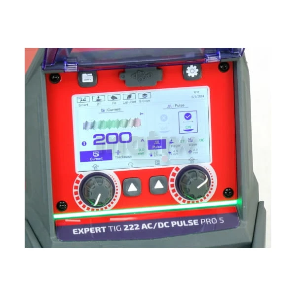 SPAWARKA TIG IDEAL EXPERT 222 AC/DC PFC PULSE Pro5 LCD W WÓZEK CHŁODNICA T-18 4m