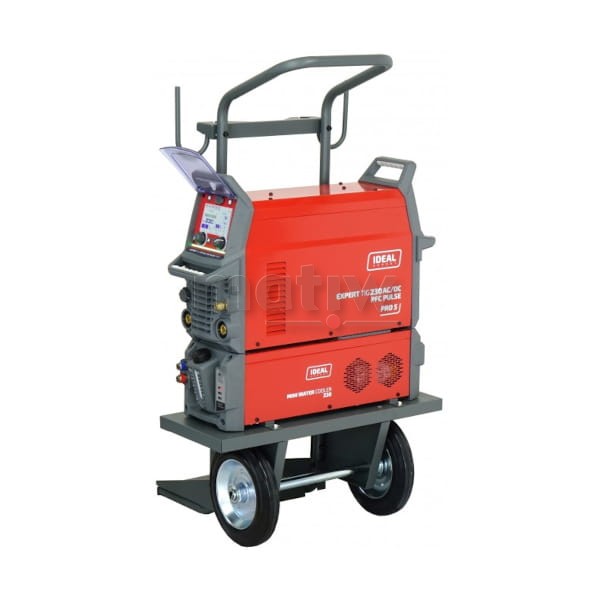 SPAWARKA TIG IDEAL EXPERT 230 AC/DC PFC PULSE Pro5 LCD W WÓZEK CHŁODNICA T-18 4m