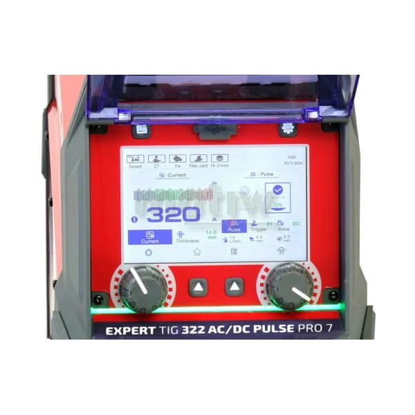 SPAWARKA TIG IDEAL EXPERT 322 AC/DC PULSE Pro7 LCD WÓZEK CHŁODNICA T-18 8m