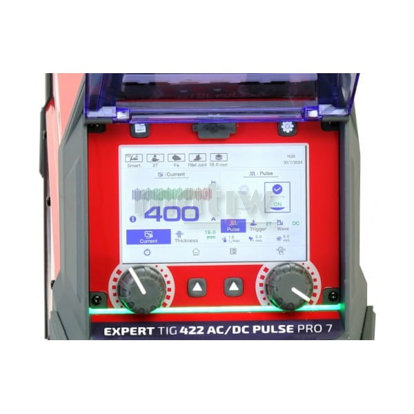 SPAWARKA TIG IDEAL EXPERT 422 AC/DC PULSE Pro7 LCD WÓZEK CHŁODNICA T-18 8m