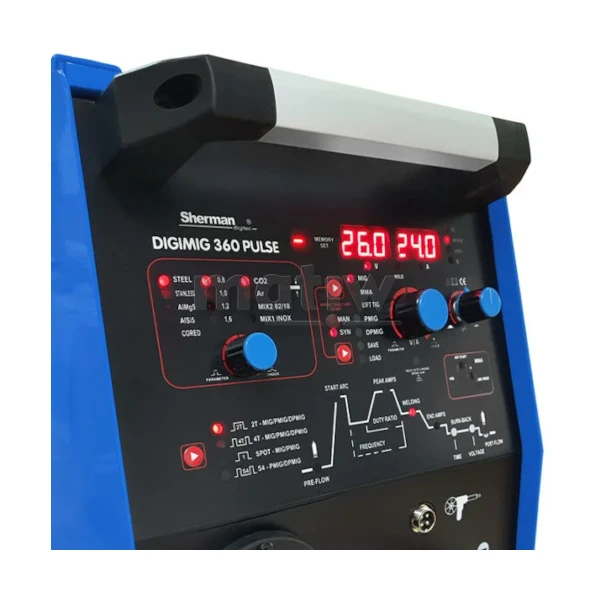 SPAWARKA MIGIMAT SHERMAN MIG DIGIMIG 360 PULSE SYNERGIA LUTOSPAWANIE TIG MMA