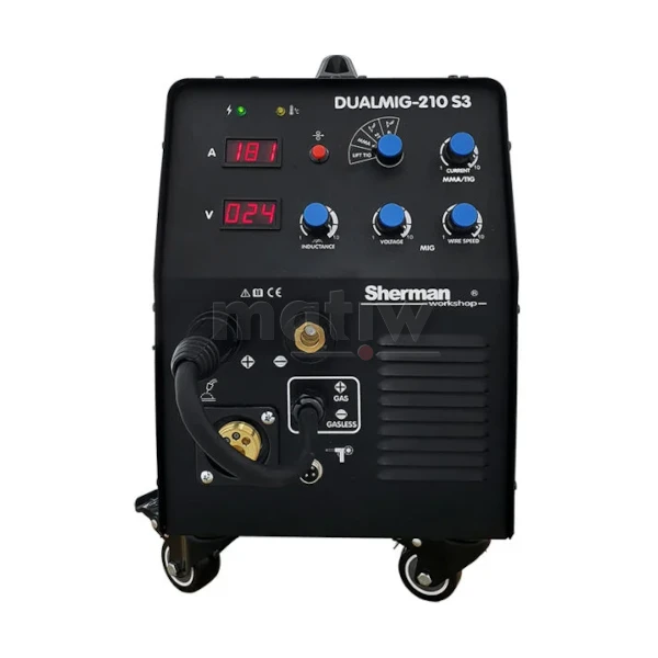 SPAWARKA MIGOMAT SHERMAN MIG DUALMIG 210 S3 TIG MMA