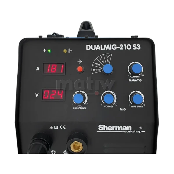 SPAWARKA MIGOMAT SHERMAN MIG DUALMIG 210 S3 TIG MMA