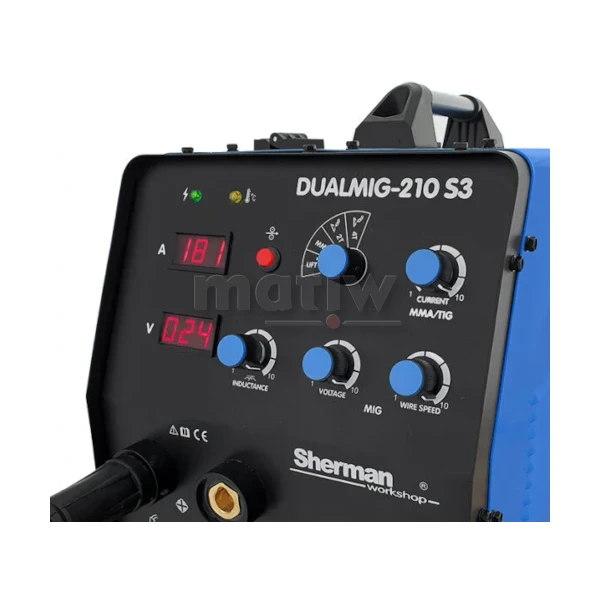 SPAWARKA MIGOMAT SHERMAN MIG DUALMIG 210 S3 TIG MMA