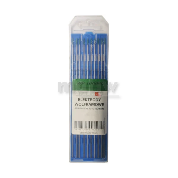 ELEKTRODA WOLFRAMOWA TIG ZIELONA SPARTUS 2,4 mm 10szt
