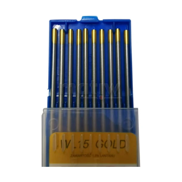 ELEKTRODA WOLFRAMOWA TIG ZŁOTA SPARTUS 3,2 mm 10szt
