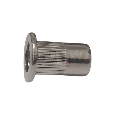 NITONAKRĘTKA NIERDZEWNA WALCOWA RADEŁKOWANA A2 KOŁNIERZ PŁASKI M4 100szt