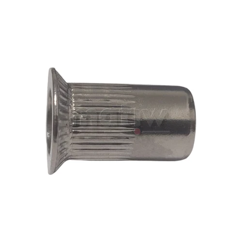 NITONAKRĘTKA NIERDZEWNA WALCOWA RADEŁKOWANA A2 KOŁNIERZ STOŻEK DUŻY M5 100szt