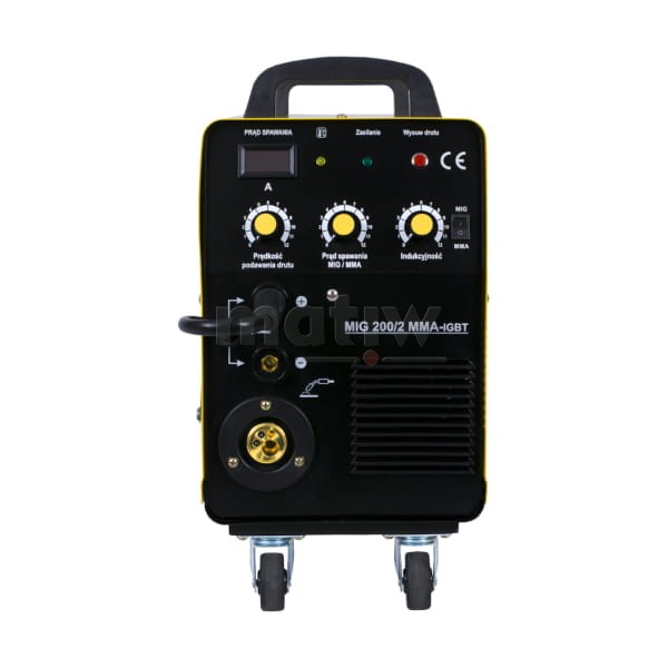 SPAWARKA MIGOMAT MAGNUM MIG 200/2 MMA IGBT (KN) 200A 60% PODWOZIE Z KOŁAMI