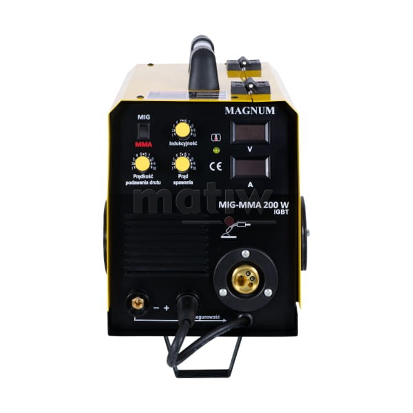 SPAWARKA MIGOMAT MAGNUM MIG 200W MMA IGBT 180A 60% PODWOZIE Z KOŁAMI