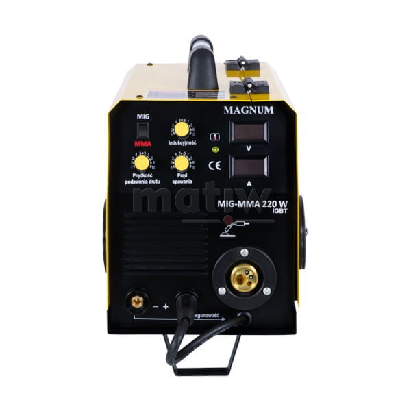 SPAWARKA MIGOMAT MAGNUM MIG 220 W MMAIGBT 200A 60% PODWOZIE Z KOŁAMI