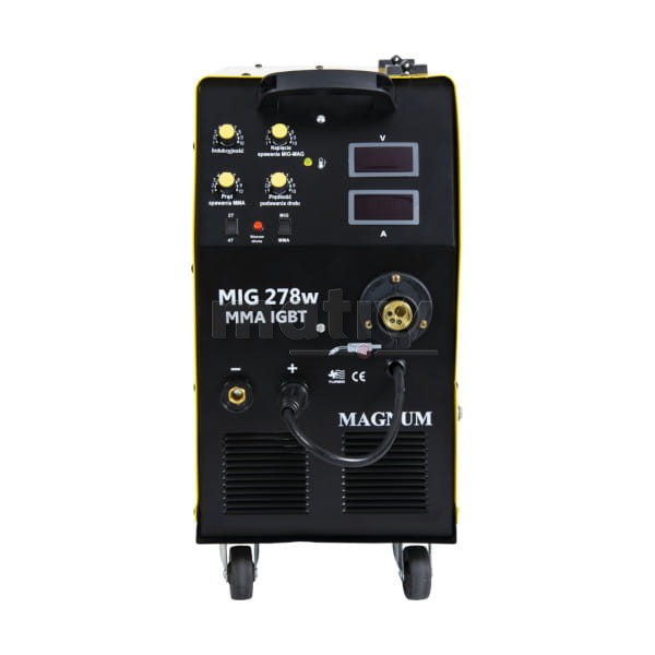 SPAWARKA MIGOMAT MAGNUM MIG 278W MMA IGBT 280A 60% 400V PODWOZIE Z KOŁAMI